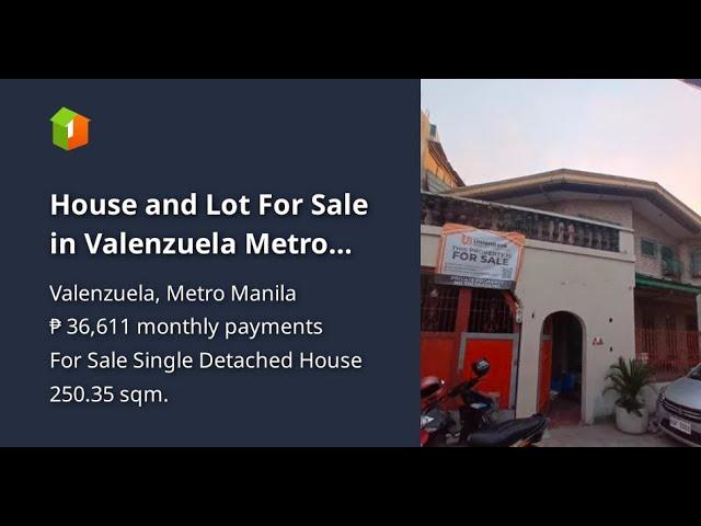 House and Lot For Sale in Valenzuela Metro Manila