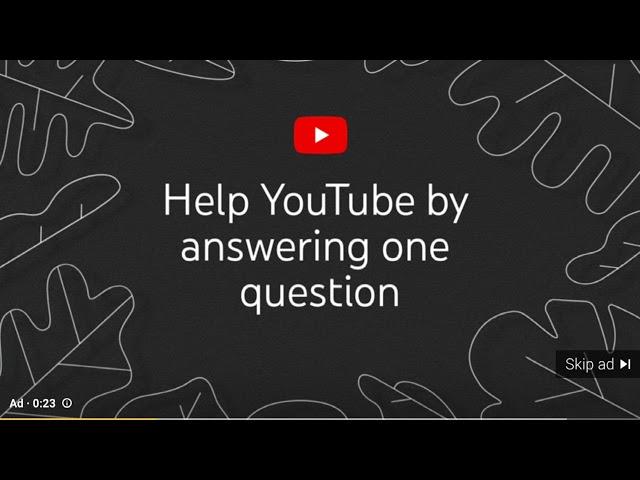 Help YouTube Advertisers By Answering One Question Music (Silent Partner - Blue Skies)