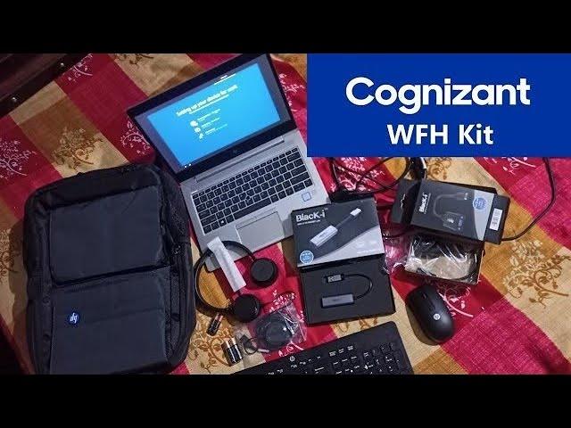 Cognizant Welcome Kit 2022 Unboxing | WFH Kit for Cognizant employees | HP EliteBook Laptop