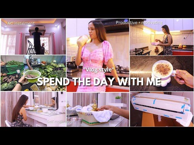 VLOG : SPEND THE DAY WITH ME  ️ realistic + productive, household chores & shopping | Gulguli Singh