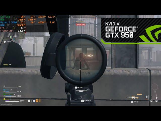 Call of Duty: Warzone | GTX 950 2GB ( Very Low / FullHD )