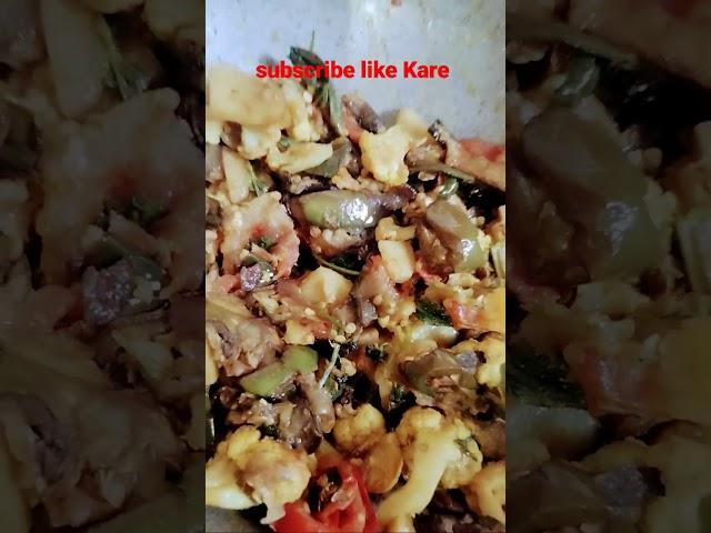 #shortsvideo(mix veg sabji sukhi mixer recipe#shortsfeed #youtubeshorts #shorts #khushbu Kumari desi