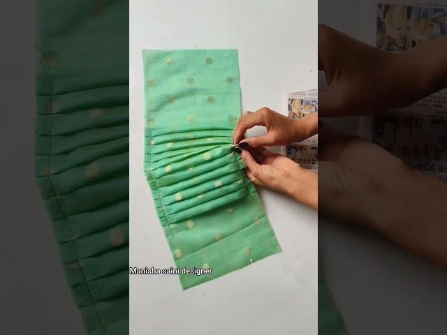 puff sleeve design cutting and stitching #shorts