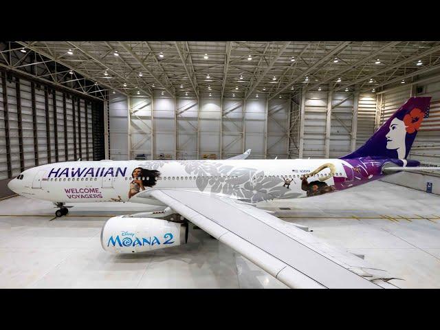 New livery reveal with Disney’s “Moana 2”