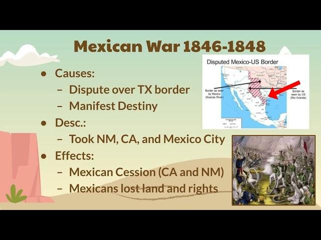 Wesward Exp: Manifest Destiny & Mexican War 22