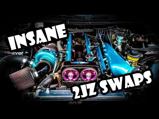 9 ABSOLUTELY CRAZY 2JZ Turbo Swaps!