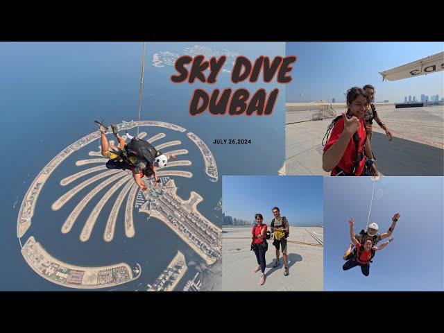 I did Skydive in Dubai on my Birthday  | Palms Dubai Sky dive experience | 26th July, 2024