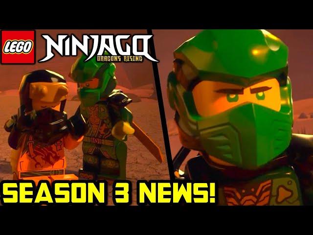 Another New Season 3 Animation & More Ninjago News!  Ninjago Dragons Rising Season 3 News!