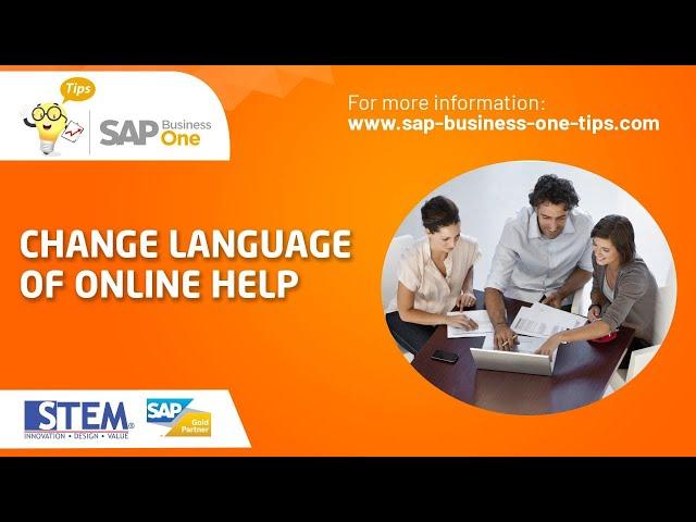 Change Language of Online Help on SAP Business One 9.3