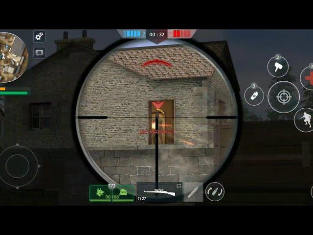 World War 2 Battle Combat Station Map Knives Bomb mode Gameplay