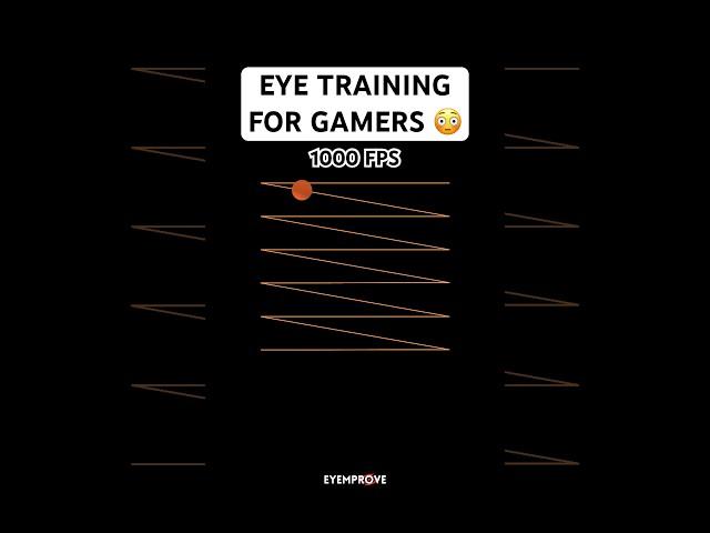 Get Better Aim with this 1000 FPS Eye Training #gaming #shorts