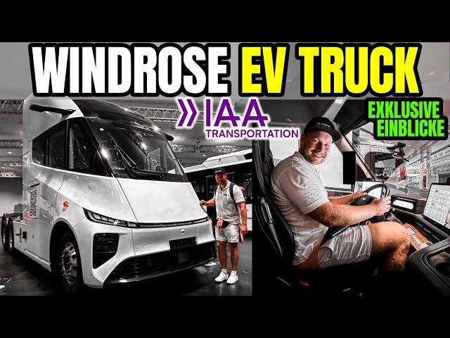 EXKLUSIVE EINBLICKE: WINDROSE EV TRUCK  - 729kWH - 1400 PS - DER TESLA SEMI KOMKURRENT | EFIEBER