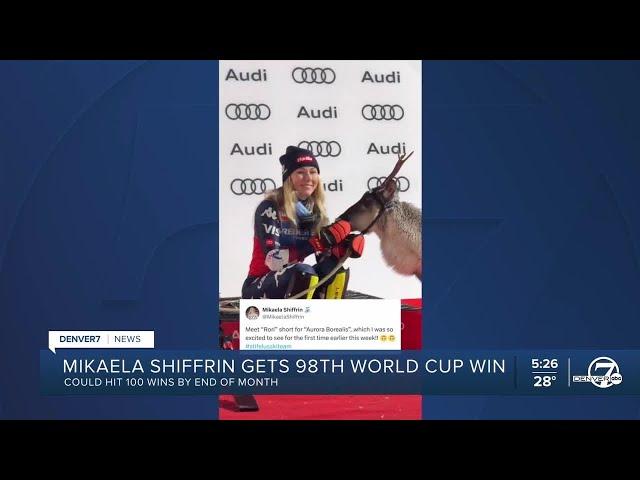 Mikaela Shiffrin wins 1st World Cup slalom of season, 98th career victory