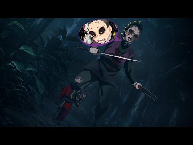 Genya see's Hantengu's Tiny form , real body of hantengu | demon slayer s3 ep6 | funny moments 