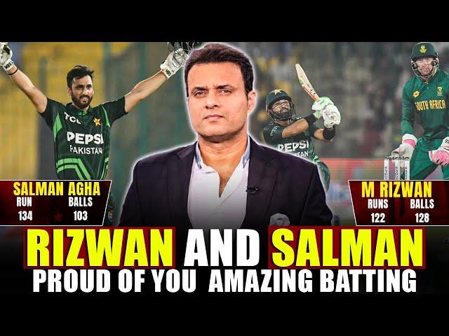 Rizwan and Salman, proud of you  Amazing batting Pakistan ki Team ne khatre ki ghanti baja di