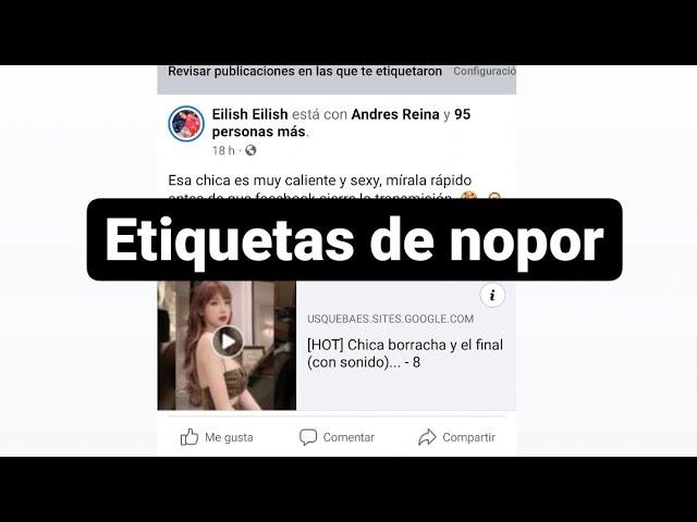 eliminar etiquetas en Facebook