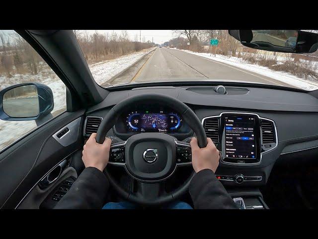 2023 Volvo XC90 Recharge Ultimate - POV Test Drive (Binaural Audio)