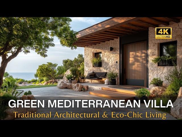 Eco-Chic Living: Sustainable Mediterranean Villa with Green Design Elements