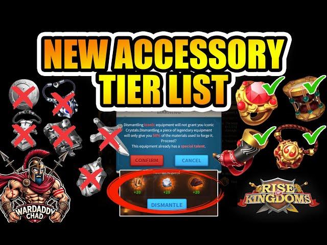 Must See! Updated Accessory Tier List (Feb 2025)  - Rise of Kingdoms
