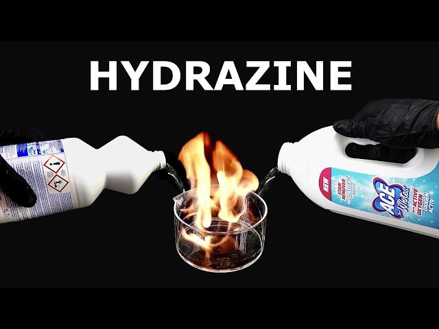 Making Rocket Fuel by Mixing Bleach & Ammonia