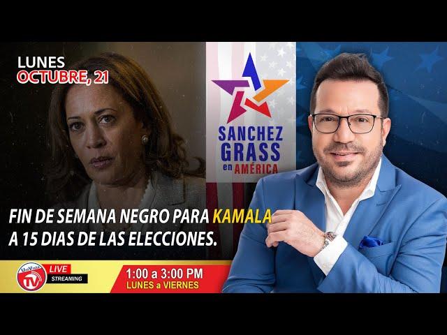 FIN DE SEMANA NEGRO PARA KAMALA A 15 DIAS DE LAS ELECCIONES  I  UniVista TV Live Stream