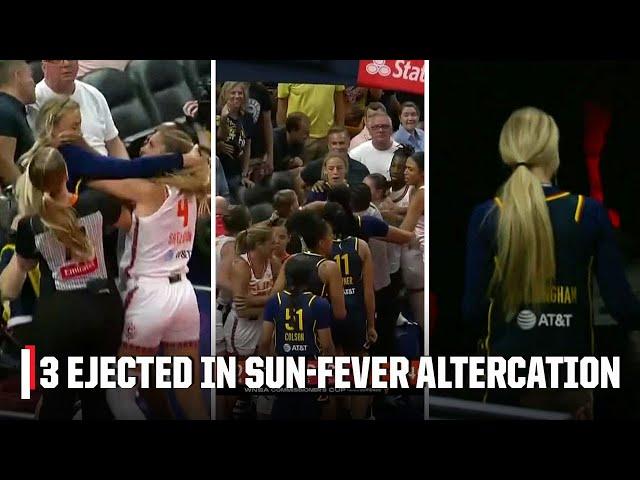 Sophie Cunningham, Jacy Sheldon EJECTED as tensions boil over  | WNBA on ESPN