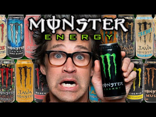 We Tried EVERY Monster Energy Drink Flavor