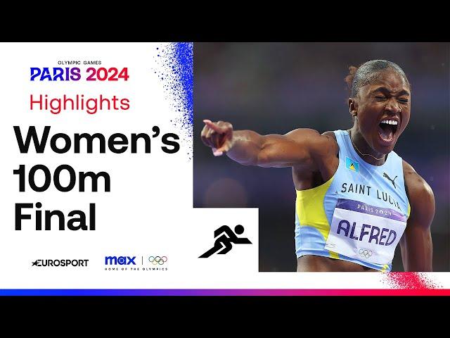 ST LUCIA HISTORY MADE IN PARIS!  | Women's 100m Olympic Final Highlights | #Paris2024 #Olympics