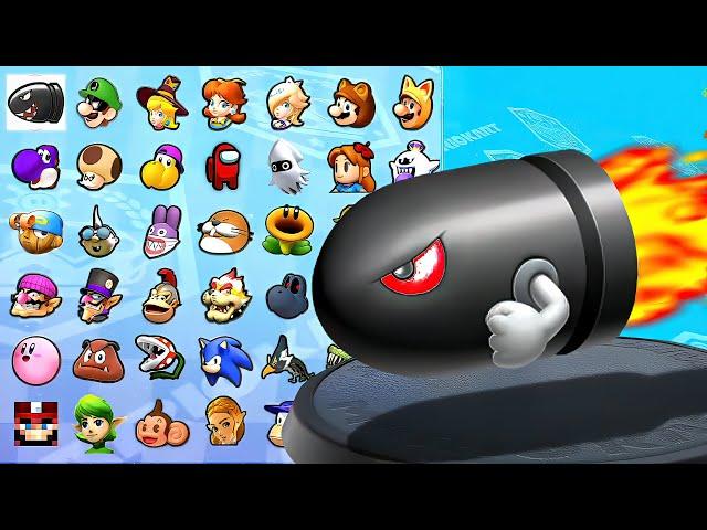 Mario Kart 8 Deluxe (Omega Pack) - Mario Only Use Bullet in Mario Kart Stadium