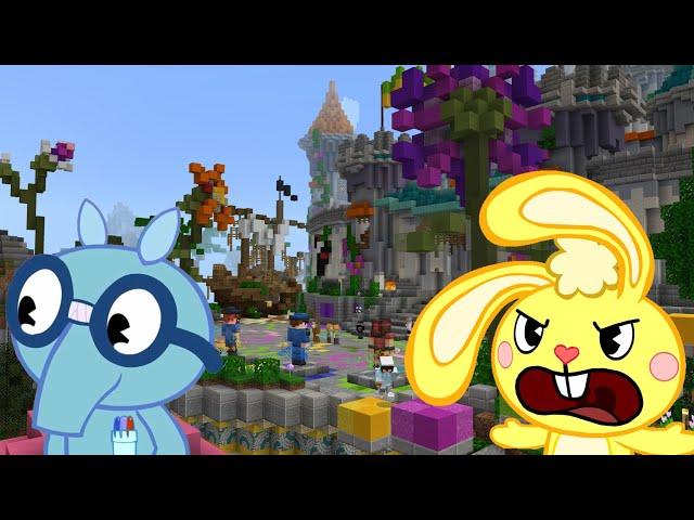 Sniffles and Cuddles Play Hive Minigames Pt4 #Htf #Happy tree friends #cuddels #sniffles