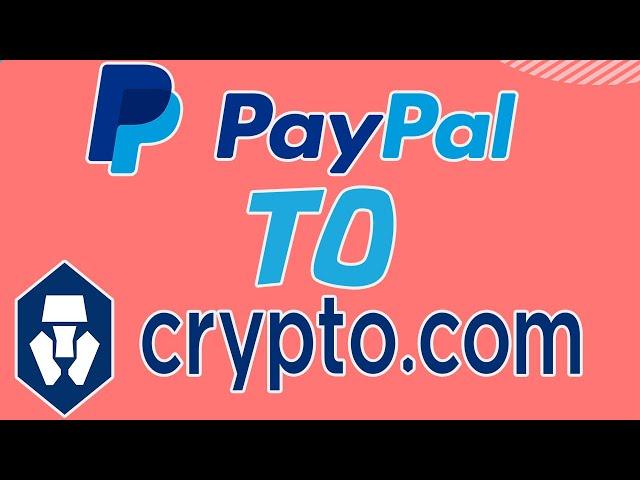 How to CONNECT PAYPAL to CRYPTO.COM Account !