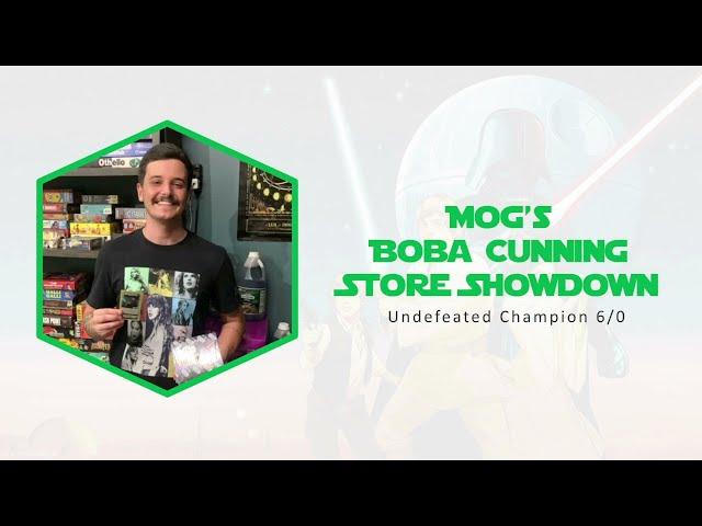 Deck Tech Boba Cunning - 1st Place Store Showdown Set 2 Star Wars Unlimited