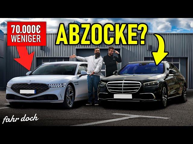 Mercedes S-klasse vs Genesis G90 | Günstigere Kopie BESSER als das ORIGINAL? | Fahr doch