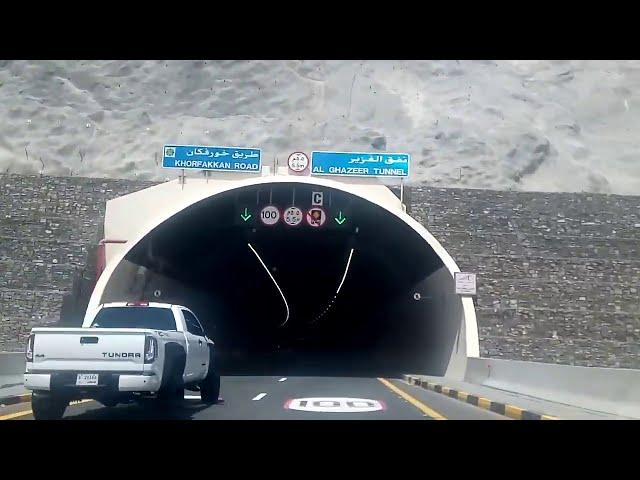 Khorfakkan tunnel road / Longest tunnel in middle east / #UAE / #benittasfoodbook