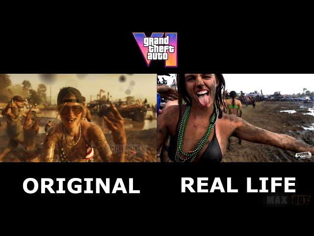 GTA VI Trailer Shocking Real-Life Comparison!