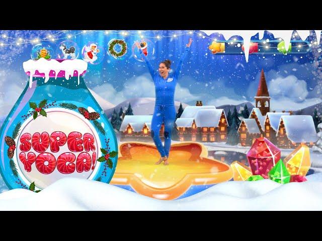 CHRISTMAS SUPER YOGA! | Cosmic Kids Yoga