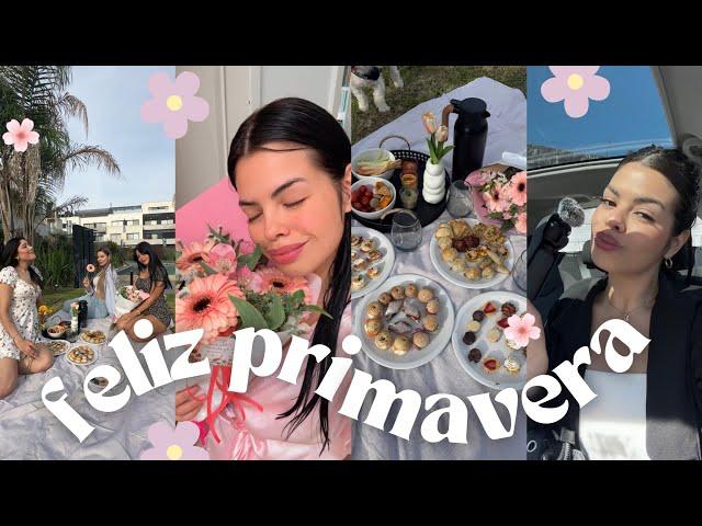 VLOG: dia de la PRIMAVERA,  picnic con las chicas, compras del súper y HAUL de natura 