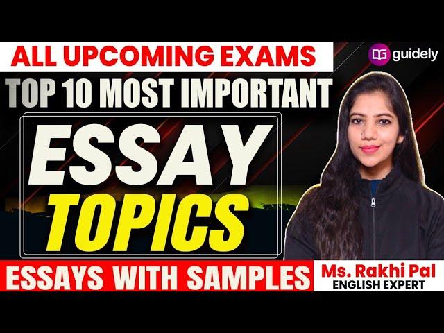 Most Important Essay Topics For Upcoming Bank & Insurance Exams | Ms. Rakhi Pal