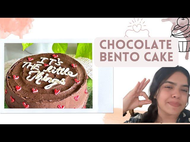 Lets make chocolate bento cake| tips and tricks | rtvlogs