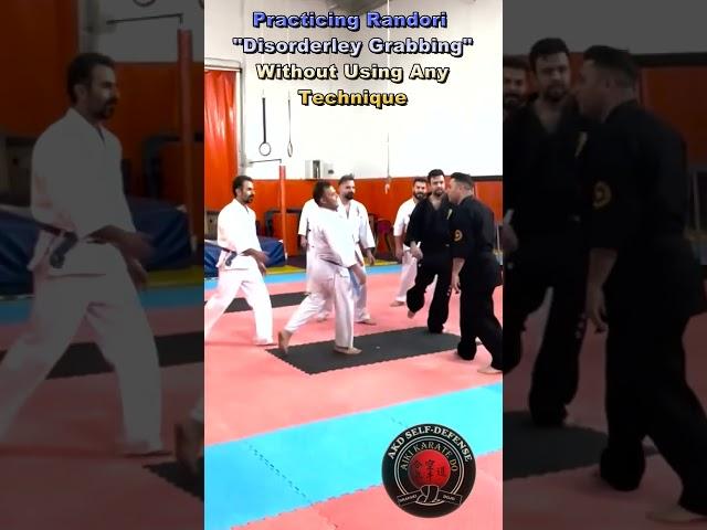 AKD Self Defense, Randori "Disorderly Grabbing" #shorts #short #shortvideo