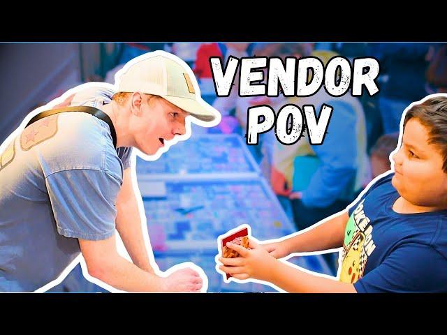 He SHOCKED me with the card he pulled | Pokemon Card Vendor POV