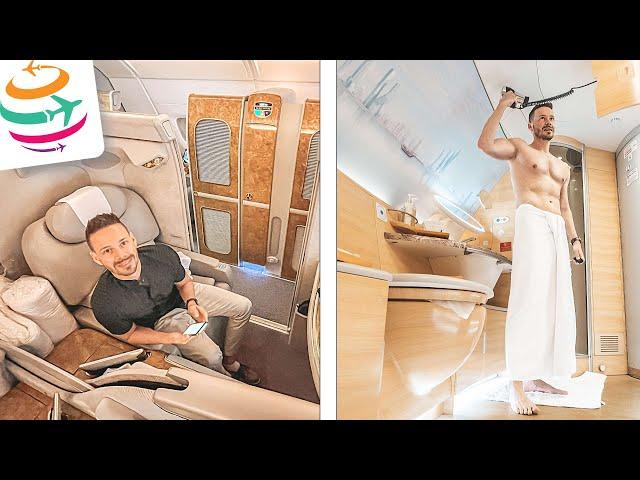 Upgrade in die First! 14 Stunden Emirates First Class A380 | YourTravel.TV