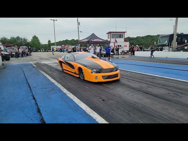 Burnout in Pro Mustang by Steven Leerentveld Racing