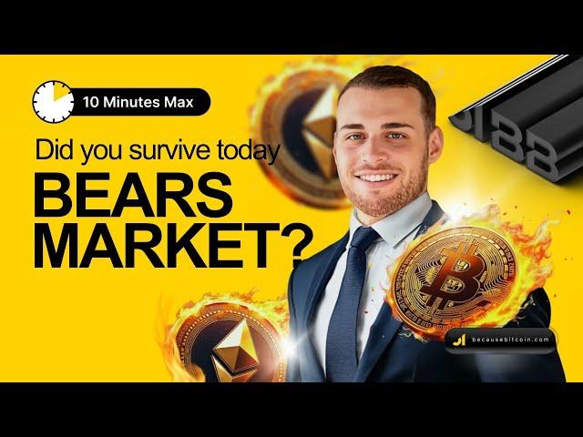 Crypto Market Update: Did you survive today bears market? | 10 MINUTES MAX