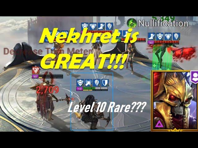 Nekhret Changed Arena...God Tier Champion Spotlight | Raid Shadow Legends