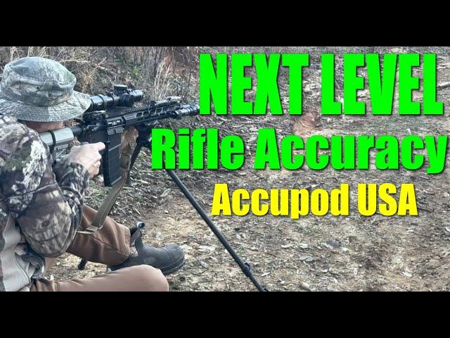 NEXT LEVEL Rifle Accuracy - Accupod Hunting Bipod Review.