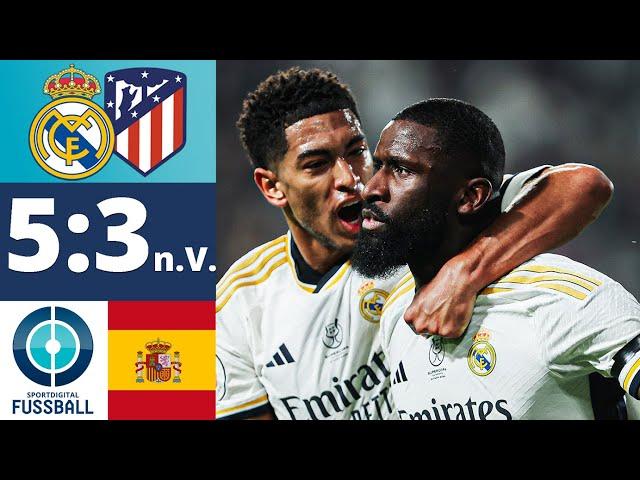 Spektakuläres Madrid-Derby! Real zieht ins Finale ein | Real Madrid - Atlético Madrid