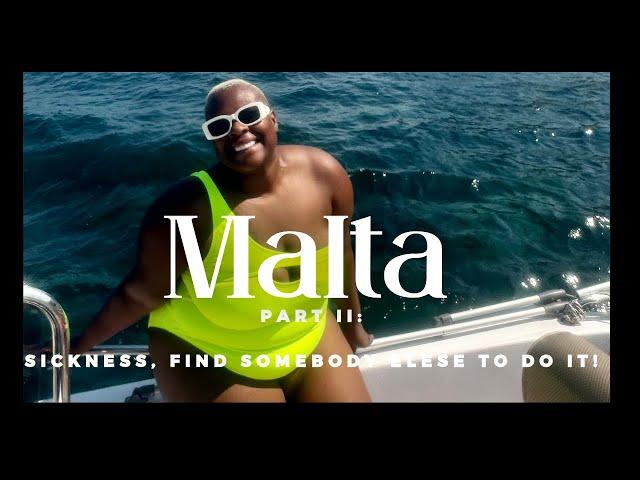 TRIP to MALTA Part II | Island Hopping | Sailing the Blue Lagoon and More| Black, Plus, & Abroad