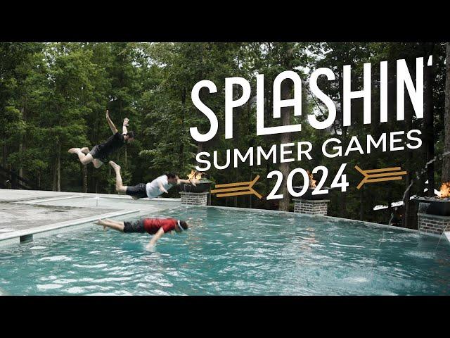 SPLASHIN’ SUMMER GAMES 2024 | Bellyflop, Water Walking, & CannonBall Competition 