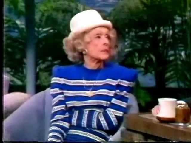 Bette Davis on "The Tonight Show Starring Johnny Carson" (1988)